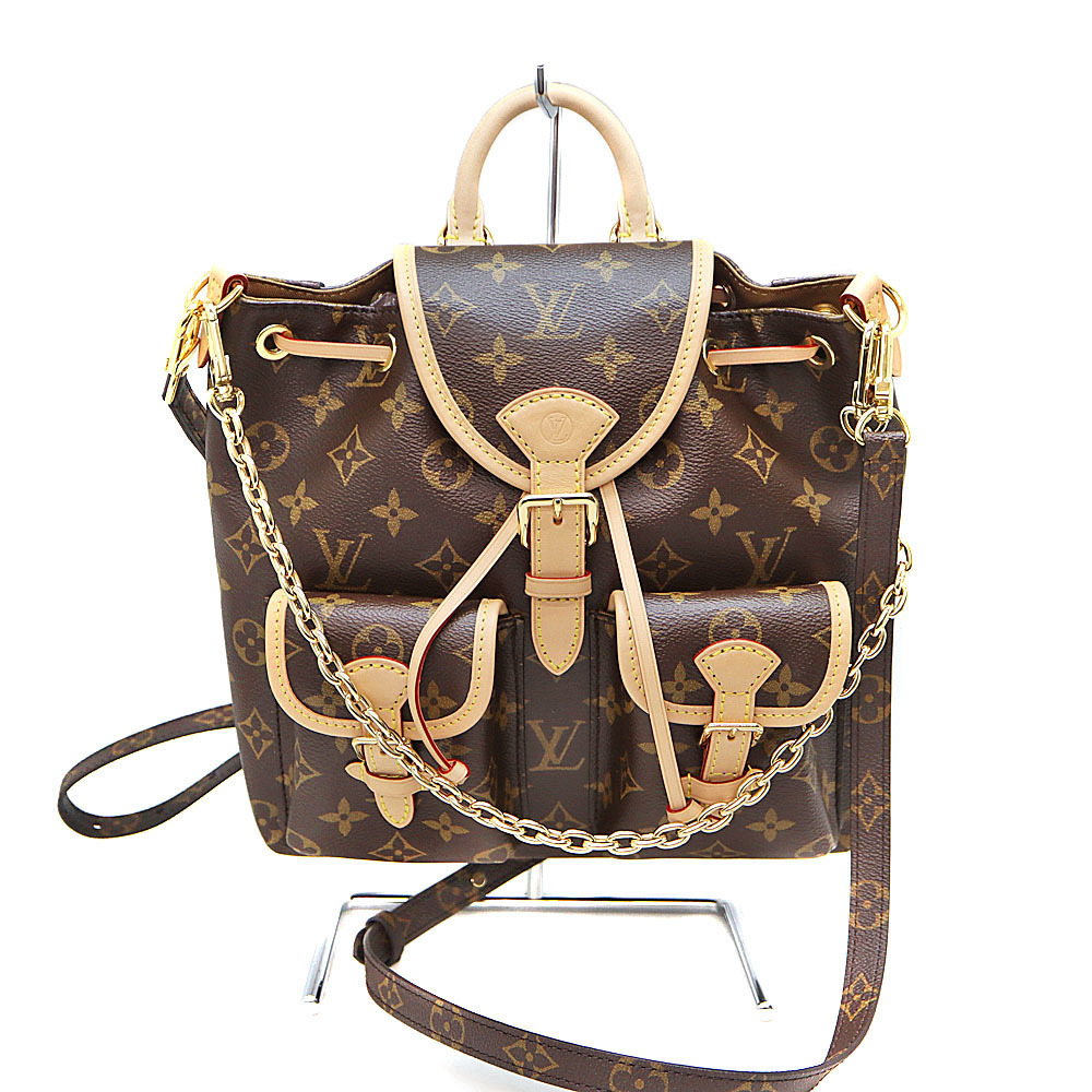 Louis Vuitton Excursion Backpack Rucksack Daypack Monogram Brown
